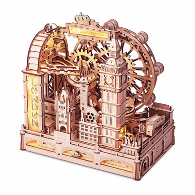 ROKR Marble Travel • London Marble Run Wooden 3D Puzzle EGB01
