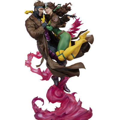 Rogue & Gambit Statues
