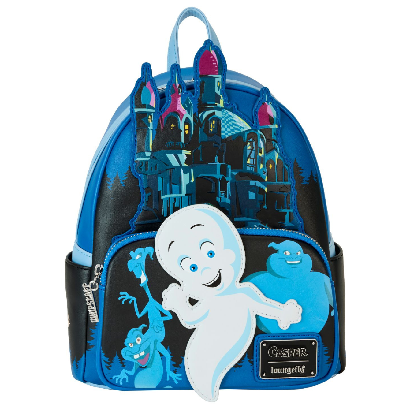 ghost mini backpack ZOUTAIRONG Halloween Cute for Women Girls Purse Cartoon Skull Small Backpacks Leather Shoulder Bag Wallet Kids Back Pack College Daypack Travel Bag Black The backpack targets a unisex audience Ghost Face Rhinestone Mini Backpack,