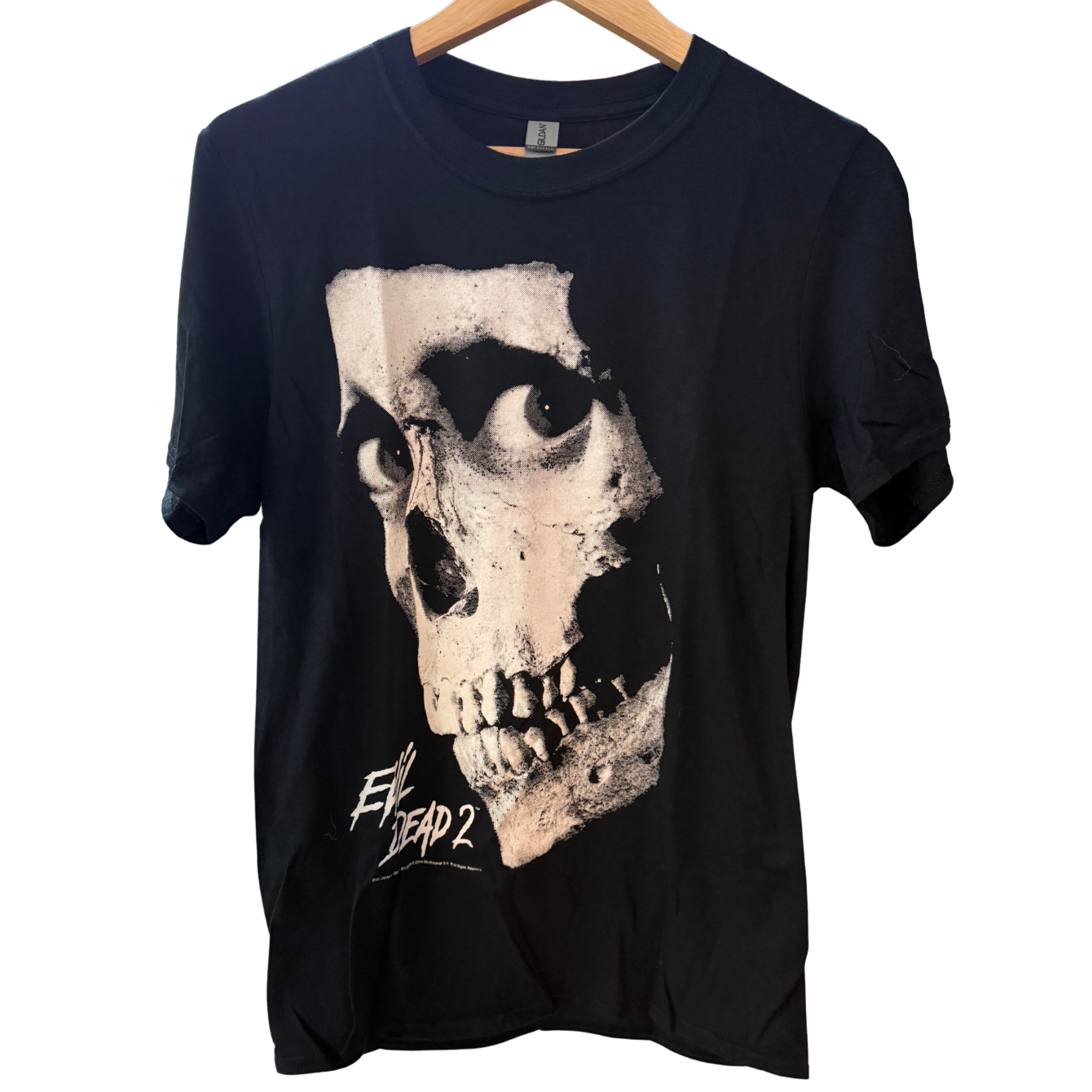 Evil Dead 2 Dead By Dawn B&W Skull Tshirt