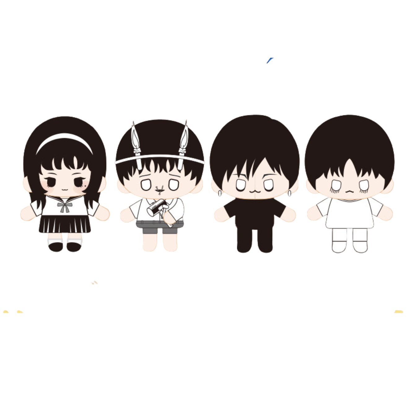 Junji Ito Maniac Mini Plush Keychain Blind Box