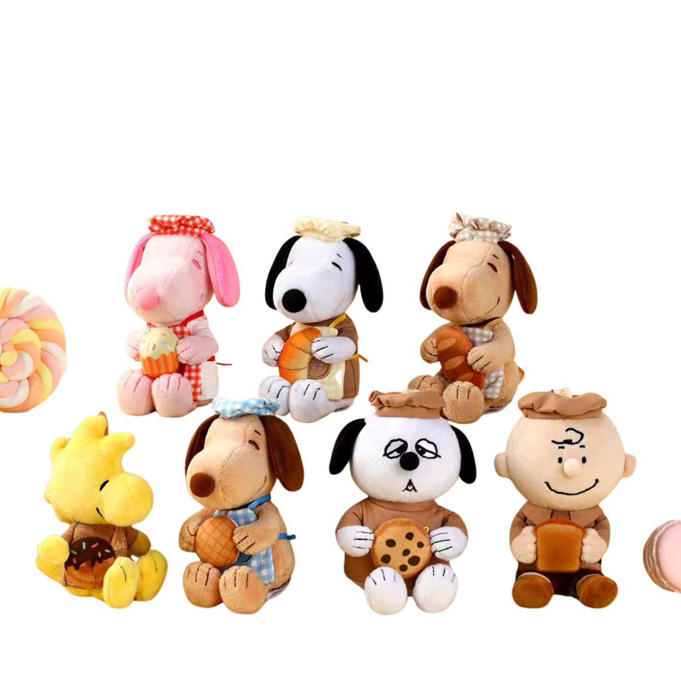 Snoopy Bakery Series Plush Keychain Blind Box