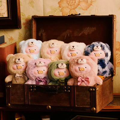 Lulu The Piggy Vintage Teddy Shop Vinyl Face Plush Pendant Blind Box