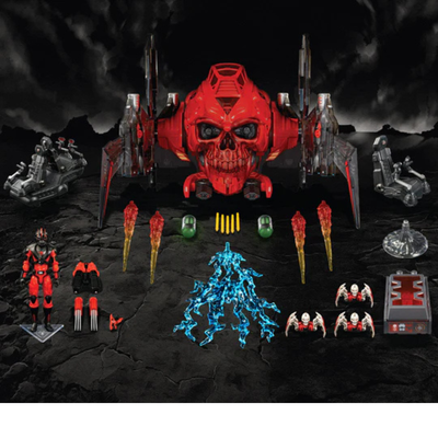 Red Shadows® ROBOSKULL MKII with 4" BLOOD WOLF