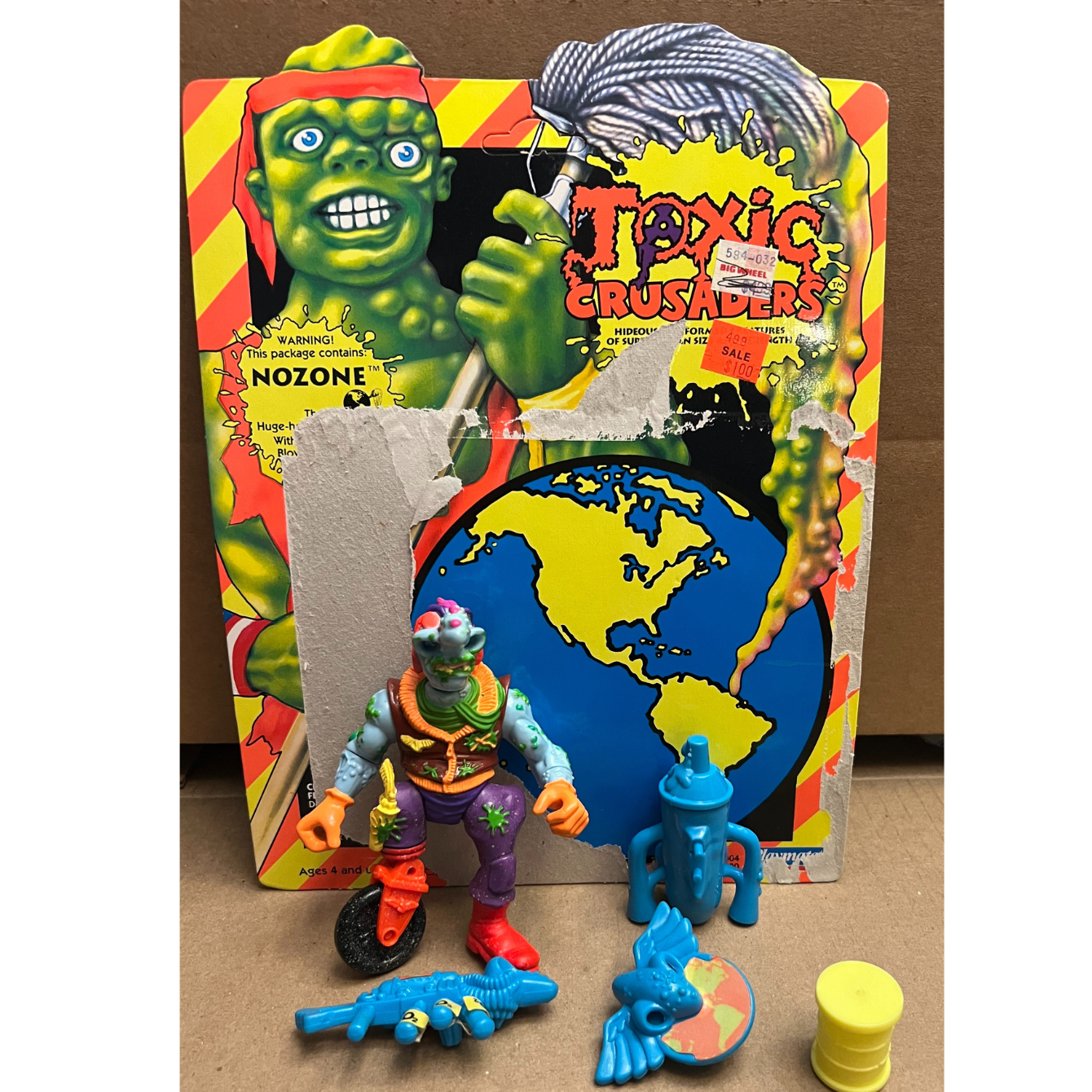 Toxic Crusaders Nozone Figure Complete