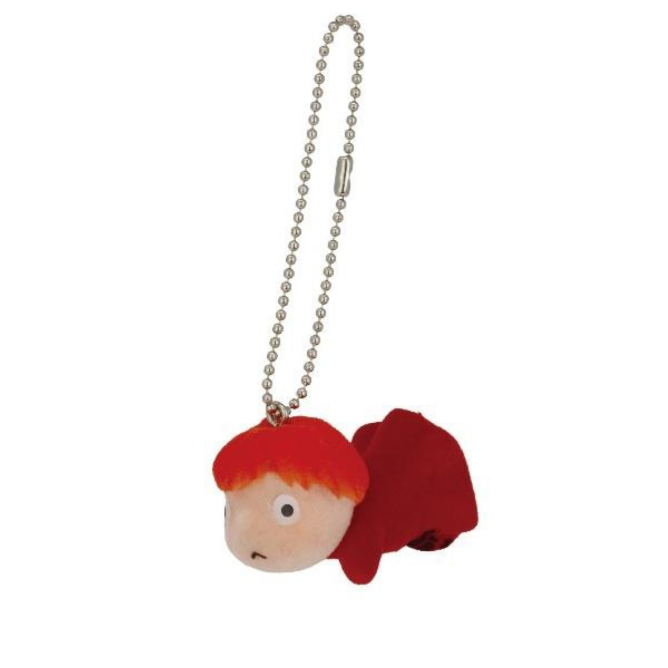 Ponyo on the Cliff Flocking Key Chain Ponyo