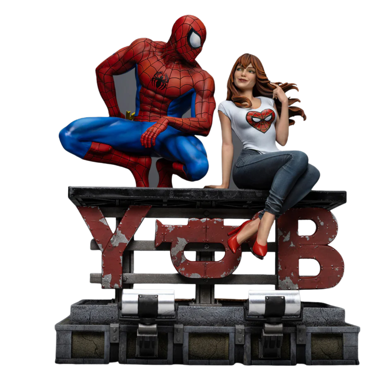Pre-Order - Statue Spider-Man and Mary Jane - Marvel Comics - Diorama 1/6 - Iron Studios
