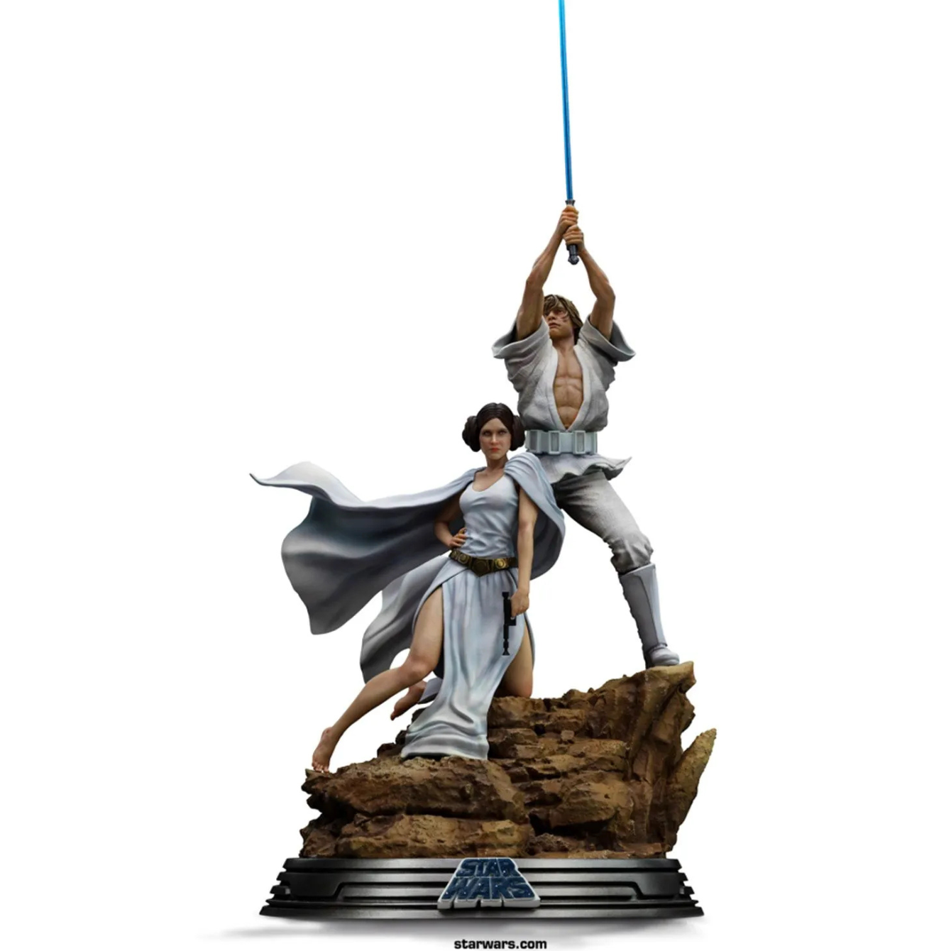 IRON STUDIOS - Obi-Wan And Young Leia Deluxe Art Scale 1/10 - Star Wars Obi Wan Kenobi 20cm IRON STUDIOS - Obi-Wan And Young Leia Deluxe Art Scale 1/10 - Star Wars Obi Wan Kenobi 20cm