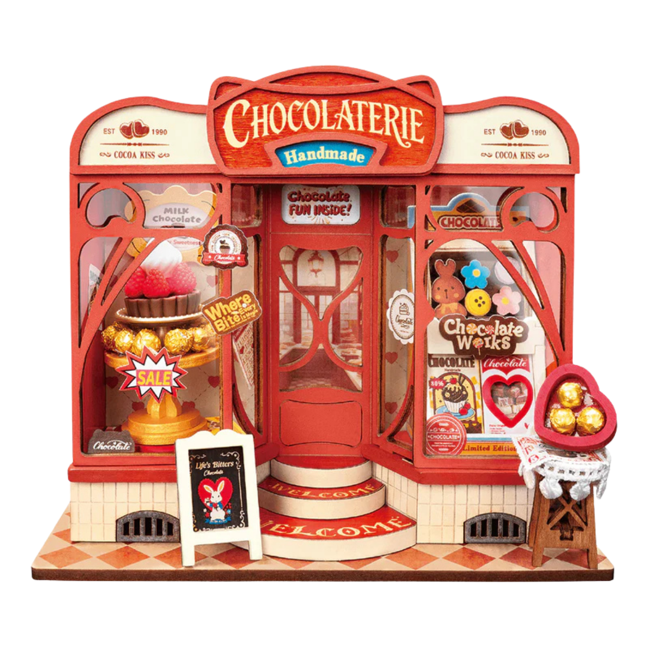 Rolife Sweet Chocolate Shop DIY Miniature House