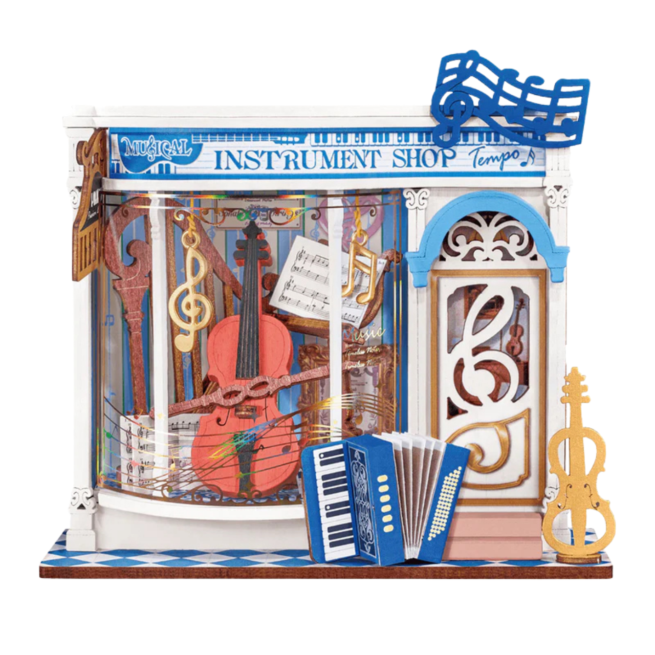 Rolife Melody Instrument Shop DIY Miniature House