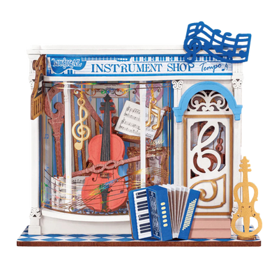 Rolife Melody Instrument Shop DIY Miniature House