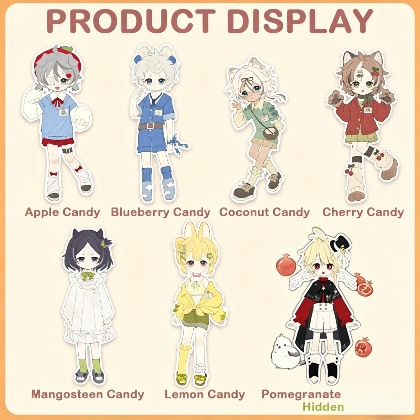 The Hard Candy Institute Series 1/12 Action Figure BJD Blind Box