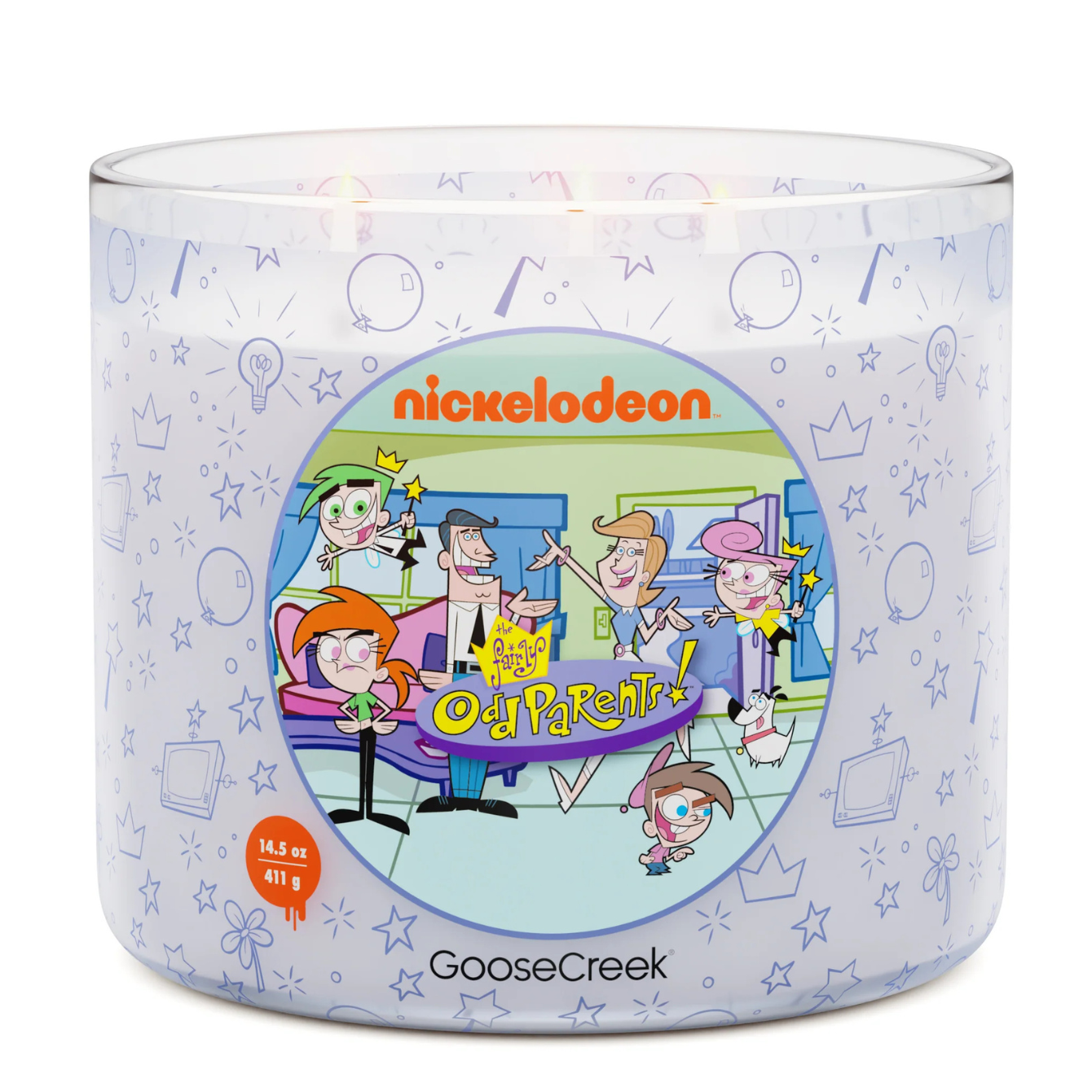 Fairly Odd Parents Nickelodeon 3-Wick Candle