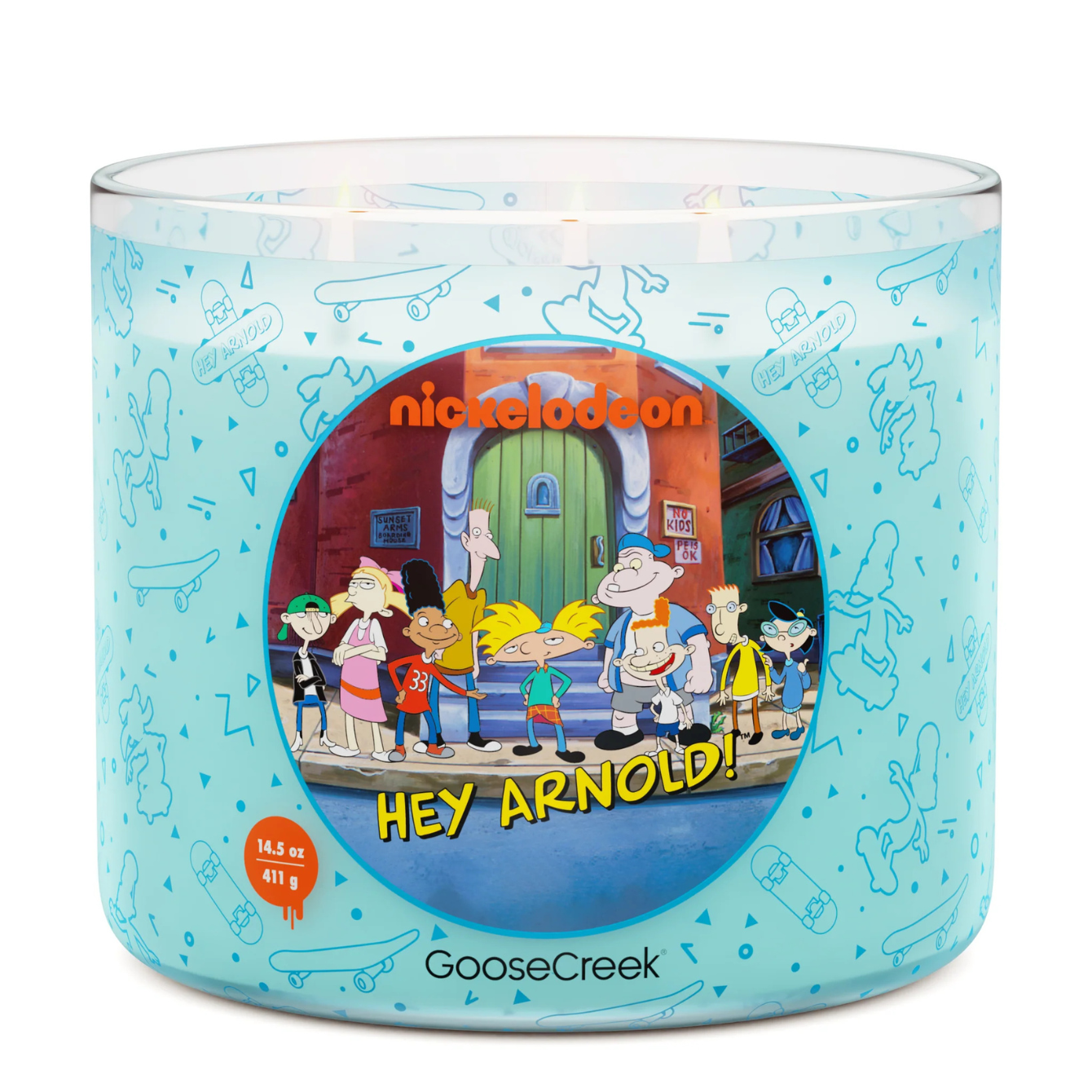 Hey Arnold Nickelodeon 3-Wick Candle