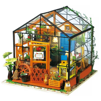 Diy Miniature House Kit: Cathy's Flower House