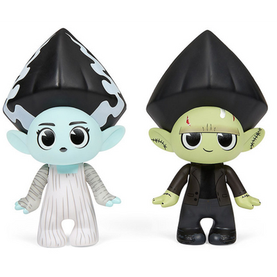 Universal Monsters Trollify Mash Up Frankenstein and Bride of Frankenstein 5" Vinyl Figure Two-Pack