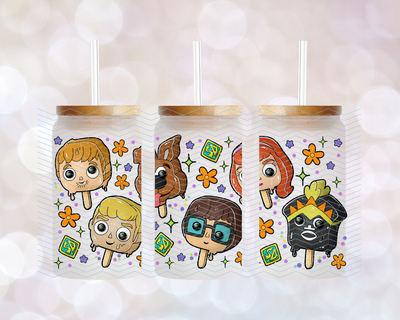 SD Scooby Doo Popsicles Glass Tumbler - 16oz