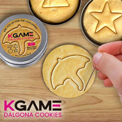 KGAME Dalgona Cookie Tin (2 Cookies) Viral Season 1 in PDQ