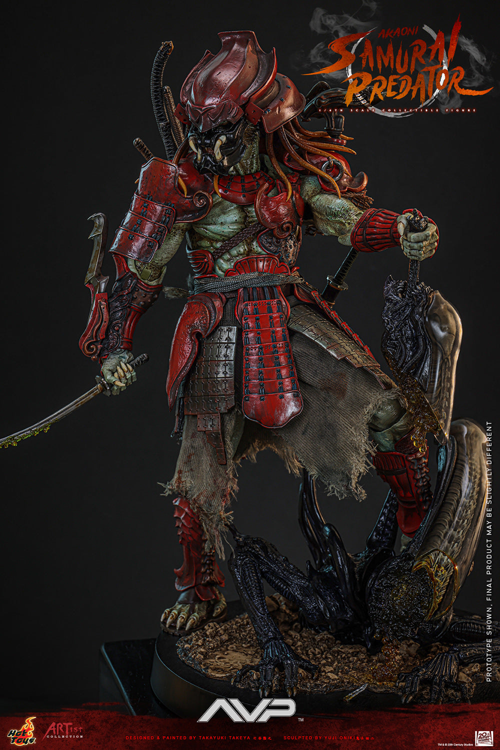 Akaoni Samurai Predator Sixth Scale Figure