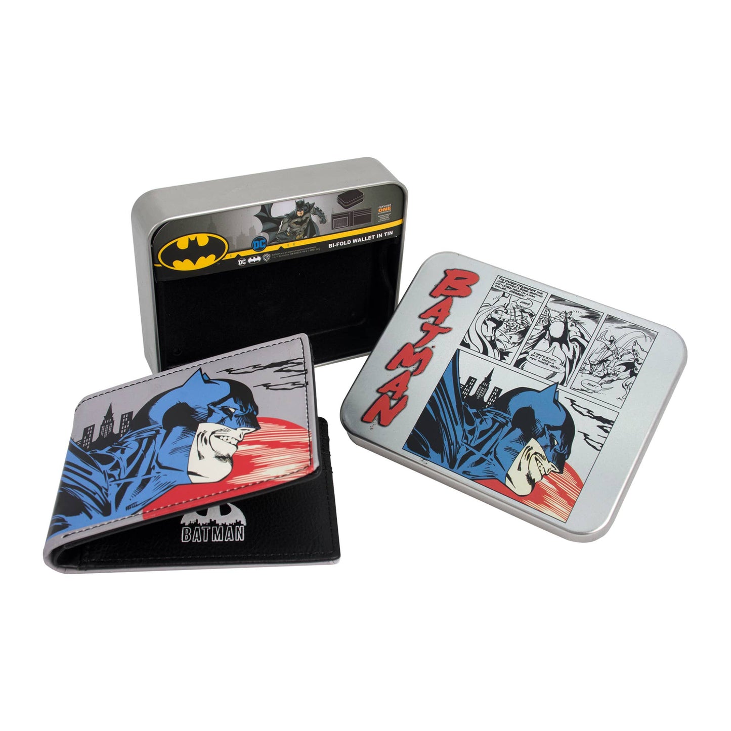 DC Comics Batman Face Print Bifold Wallet