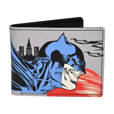 DC Comics Batman Face Print Bifold Wallet