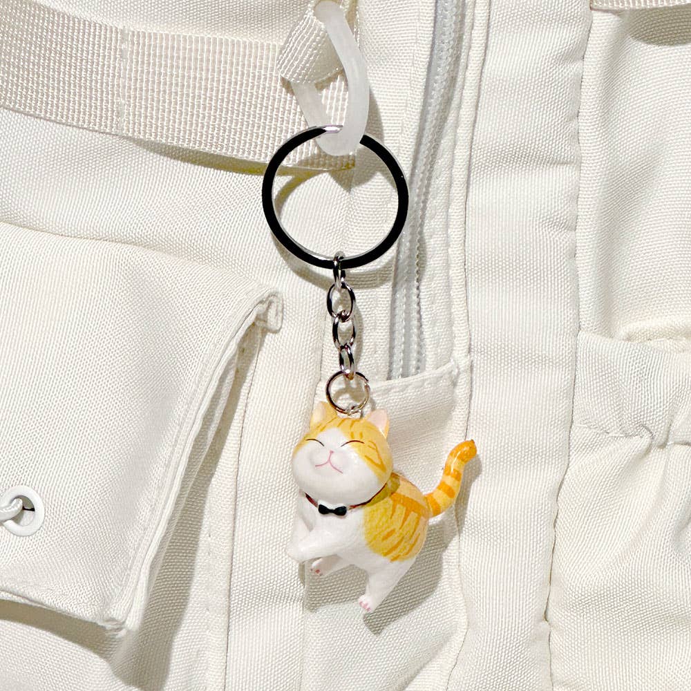 Best Friend Cat Figure Collectable Keyring Random Box