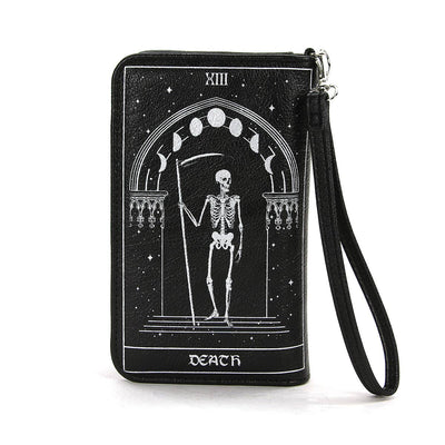 Tarot Card Wallet DEATH The moon