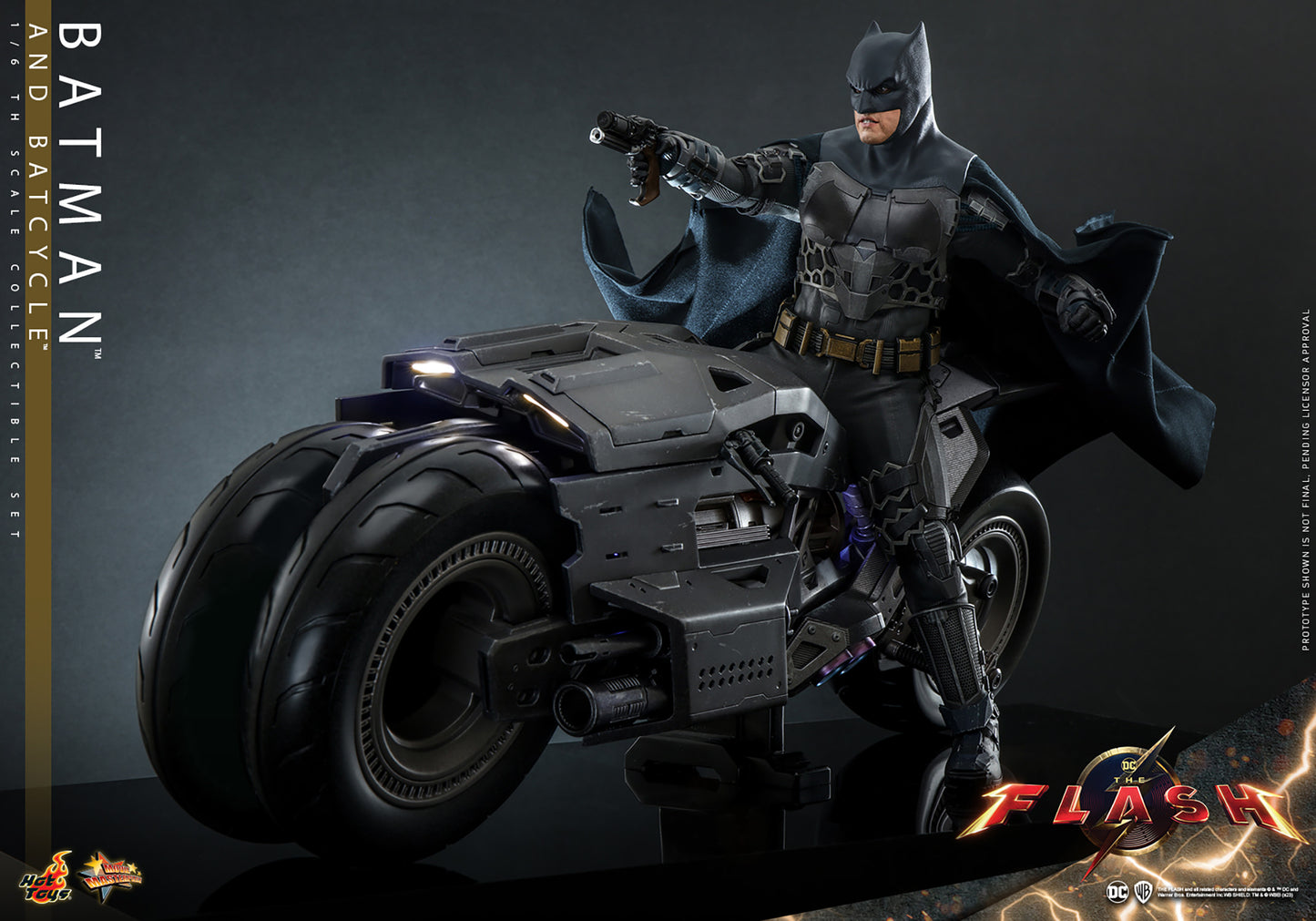 Batman and Batcycle Sixth Scale Figure Set