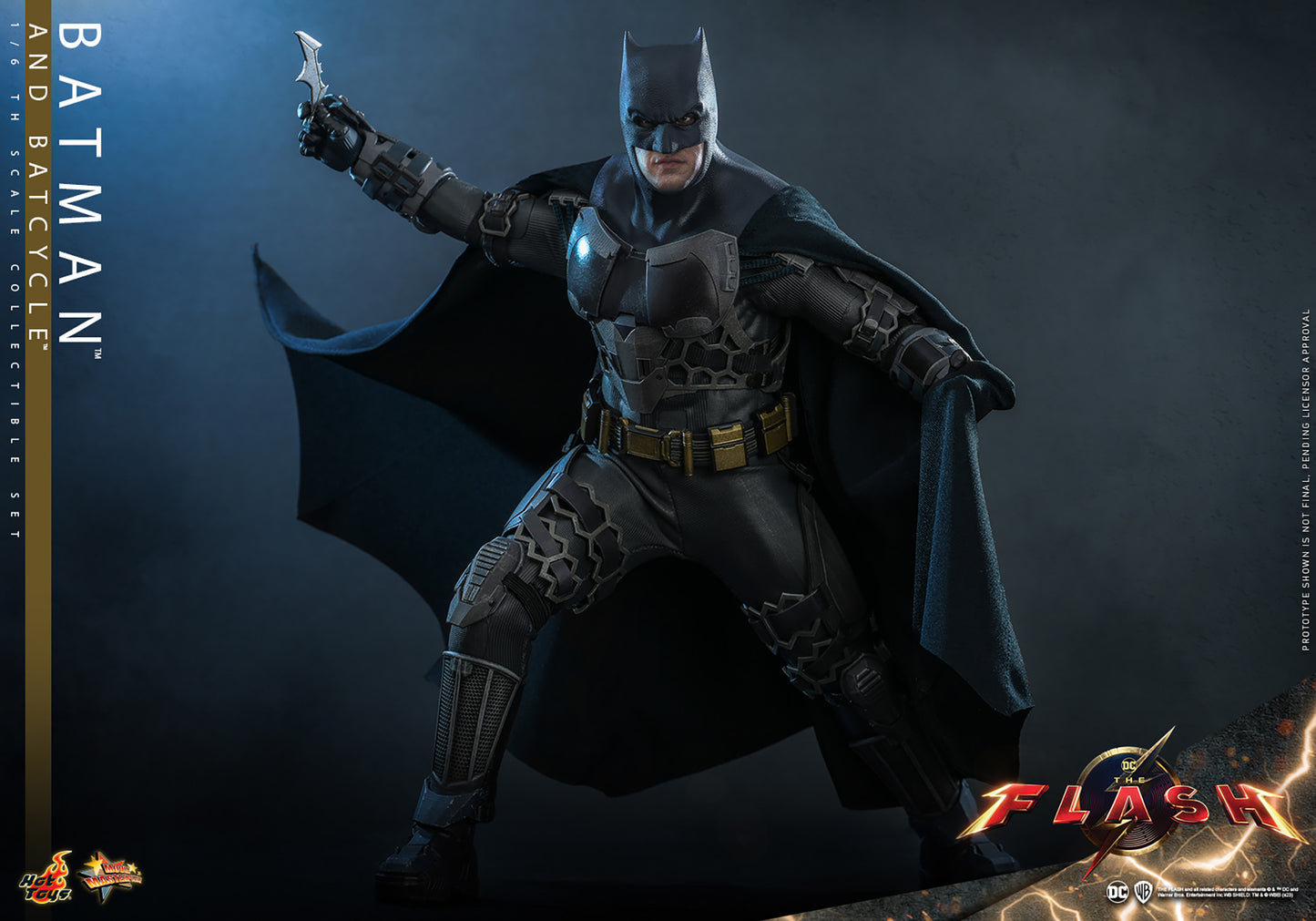 Batman and Batcycle Sixth Scale Figure Set