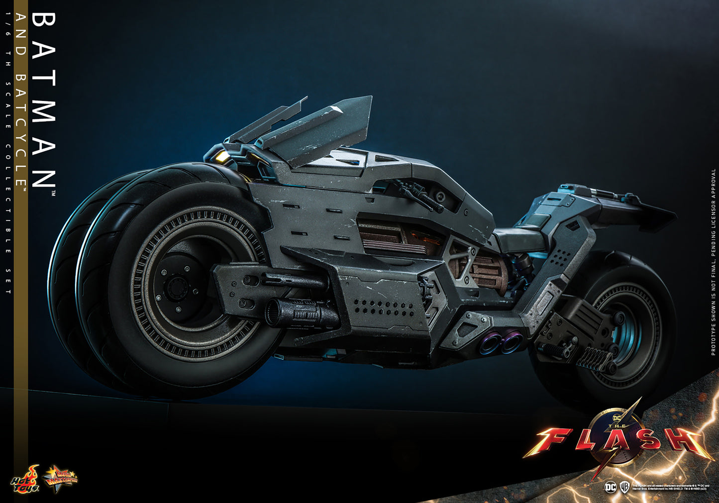 Batman and Batcycle Sixth Scale Figure Set