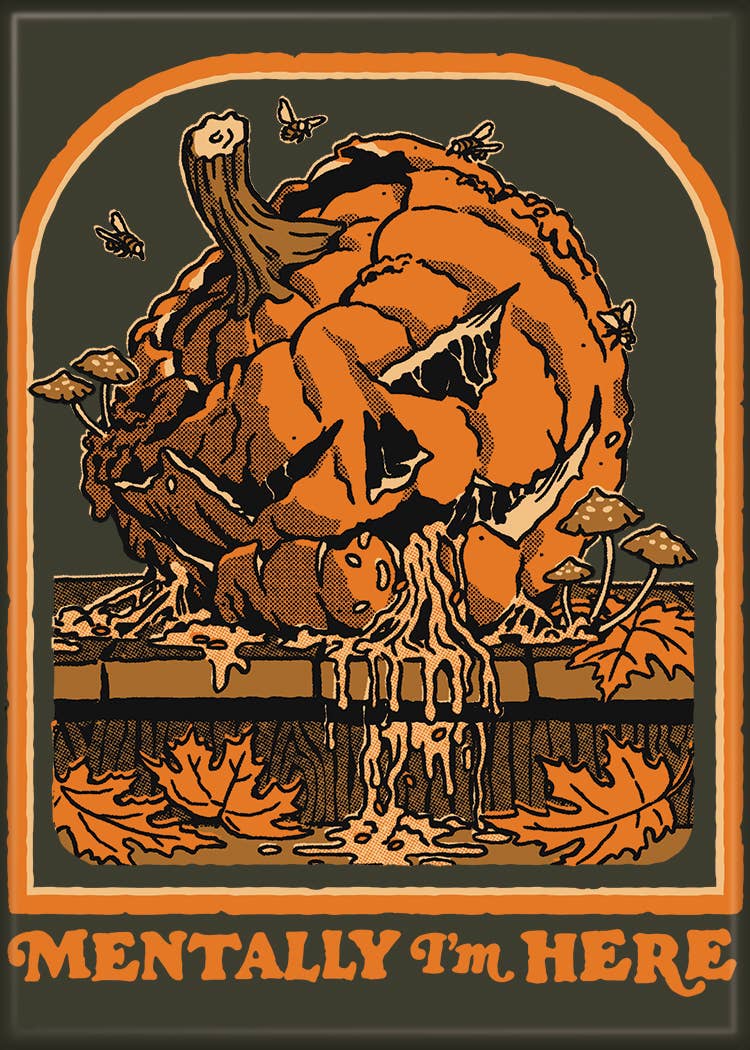 Steven Rhodes Mentally I'm Here Magnet