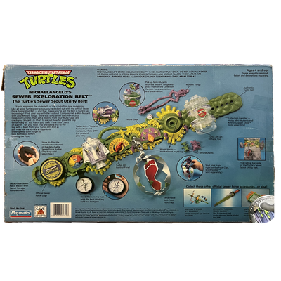 1990 Teenage Mutant Ninja Turtles Michaelangelo's Sewer Exploration Belt