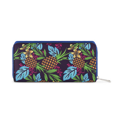 Stitch Neon Vintage Tropical Zip Around, Navy
