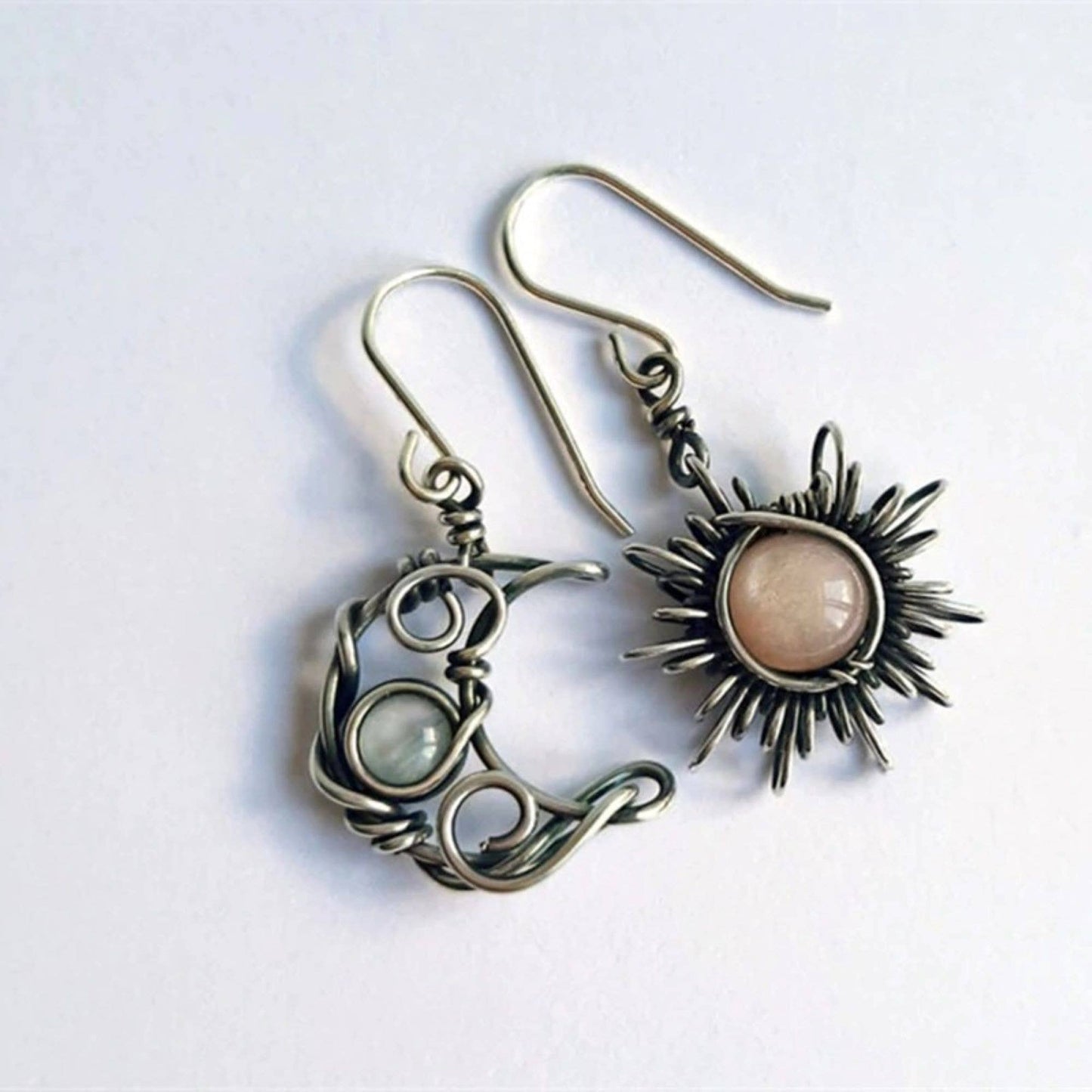 Acrylic Hen Wearing Boots Earrings