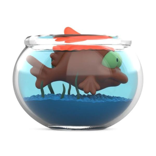 The Simpsons Blinky in Fish Bowl 5.5-Inch Vinyl Art Figure