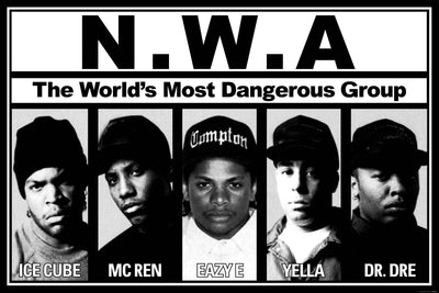 N.W.A. The World's Most Dangerous Group Black & White