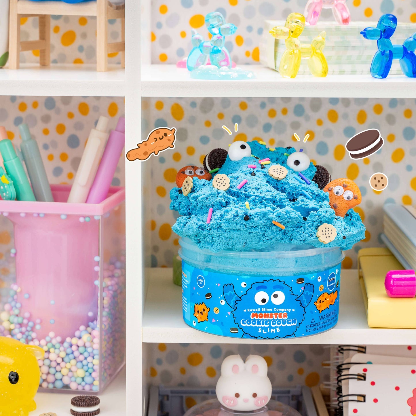 Monster Cookie Dough Slime