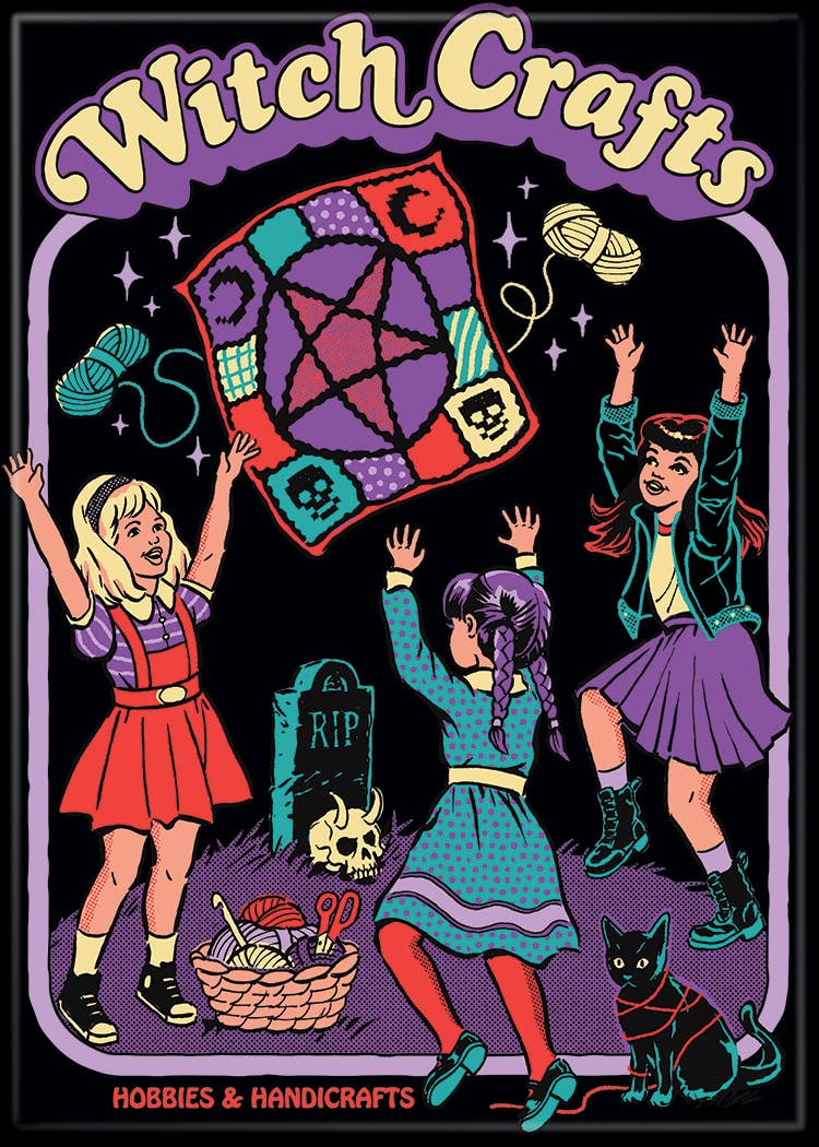 Steven Rhodes Witch Crafts Magnet