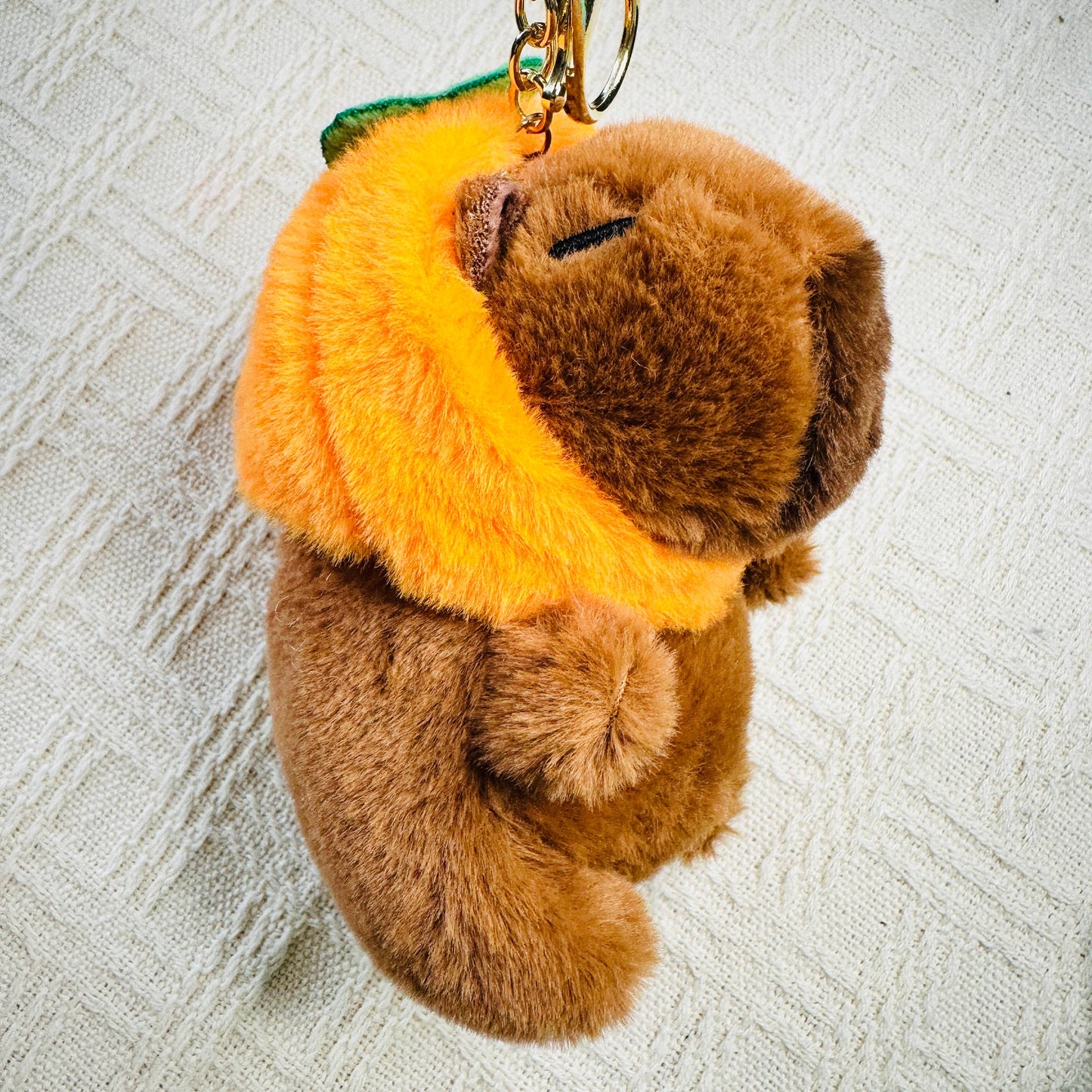 Capybara Plush Keychain