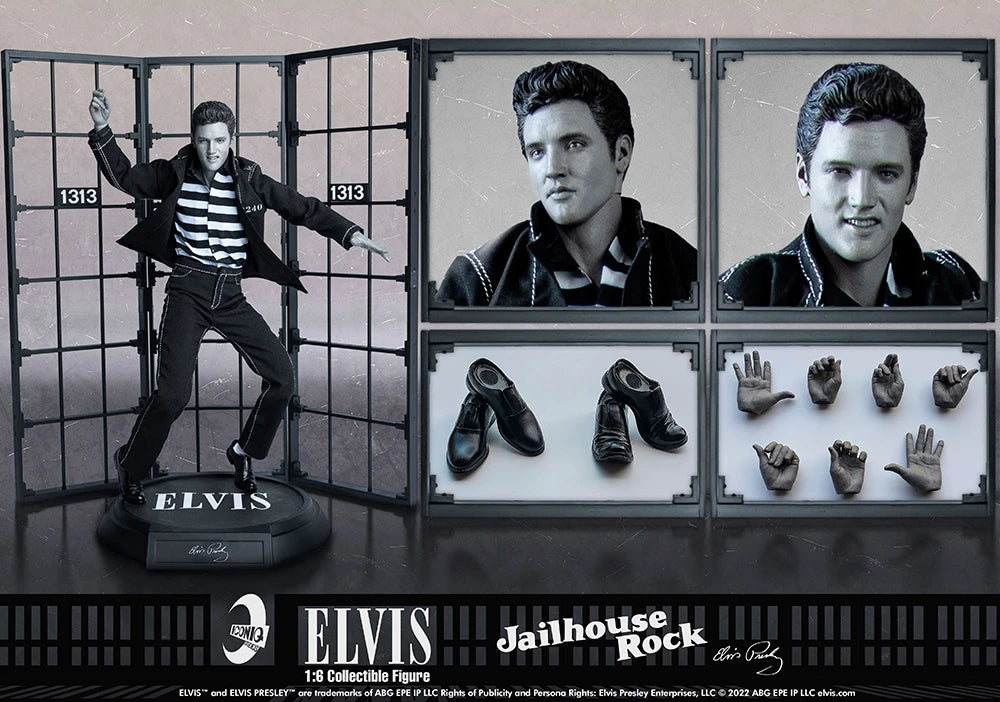 ELVIS PRESLEY (JAILHOUSE ROCK EDITION) Sixth Scale Figure by Iconiq Studios