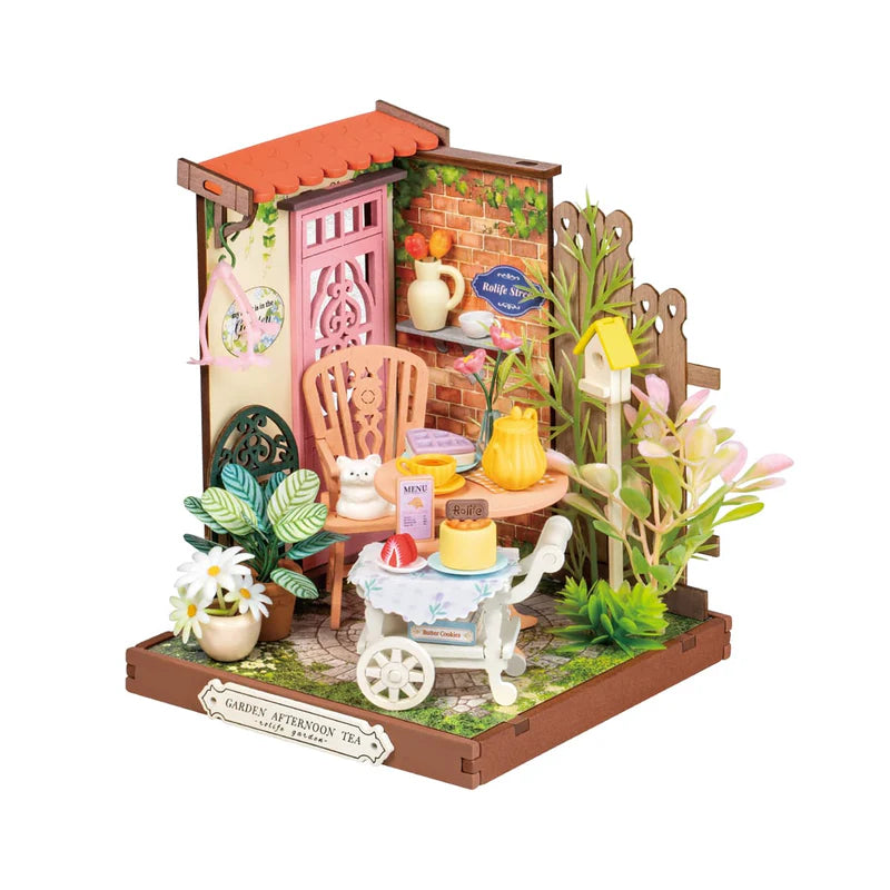 Rolife Fancy Tea Yard DIY Miniature House