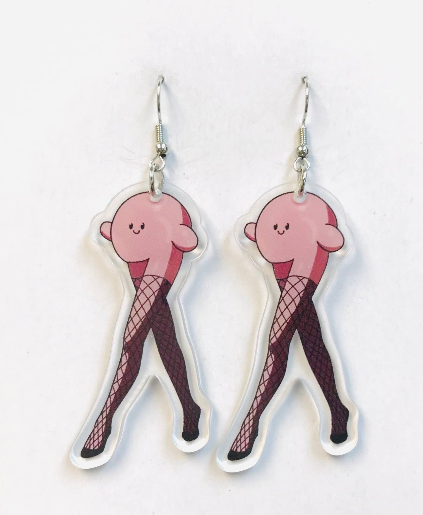 Acrylic Sexy Hottie Earrings Kawaii Cute