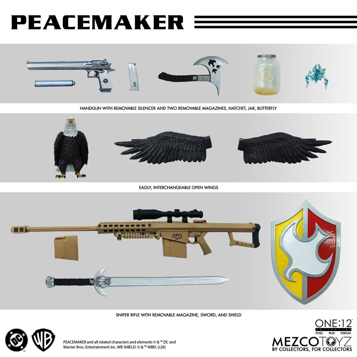 PRE-ORDER Mezco One:12 Collective Peacemaker Action Figure
