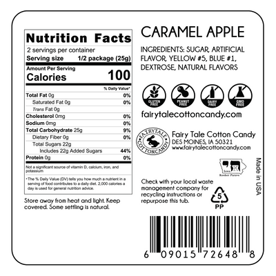 Caramel Apple Cotton Candy
