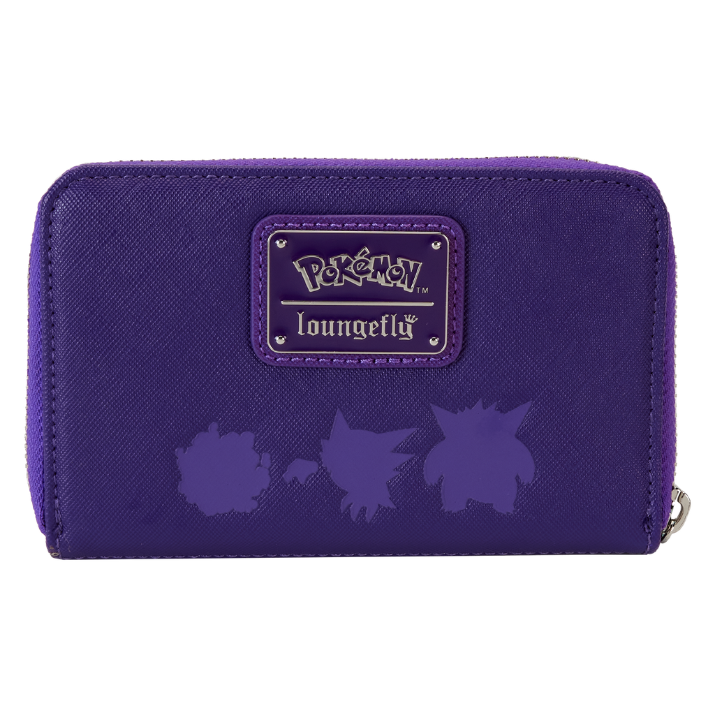 Loungefly Pokemon Gengar Evolution Zip Around Wallet