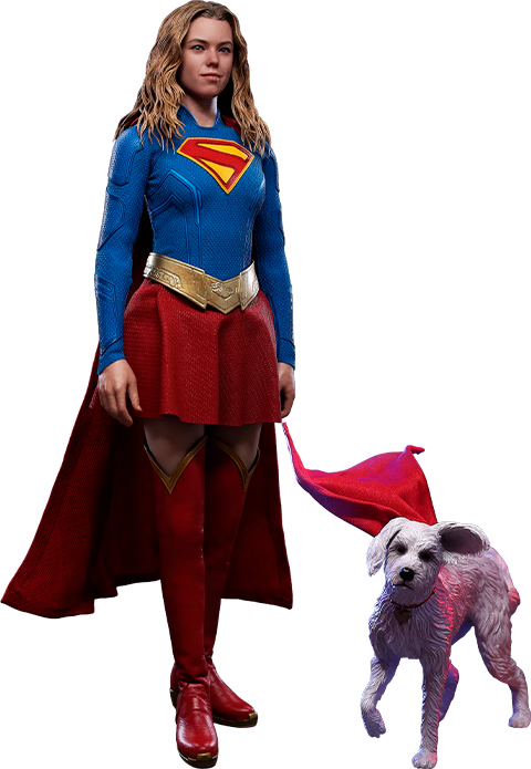 PRE-ORDER Supergirl™ & Krypto™ Sixth Scale Figure Set Hot Toys