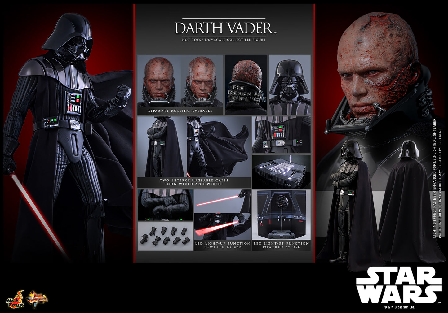 PRE-ORDER Darth Vader™ Sixth Scale Figure