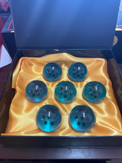 Dragon Ball Z 7 Star Balls Set Orange/Blue 4.3cm