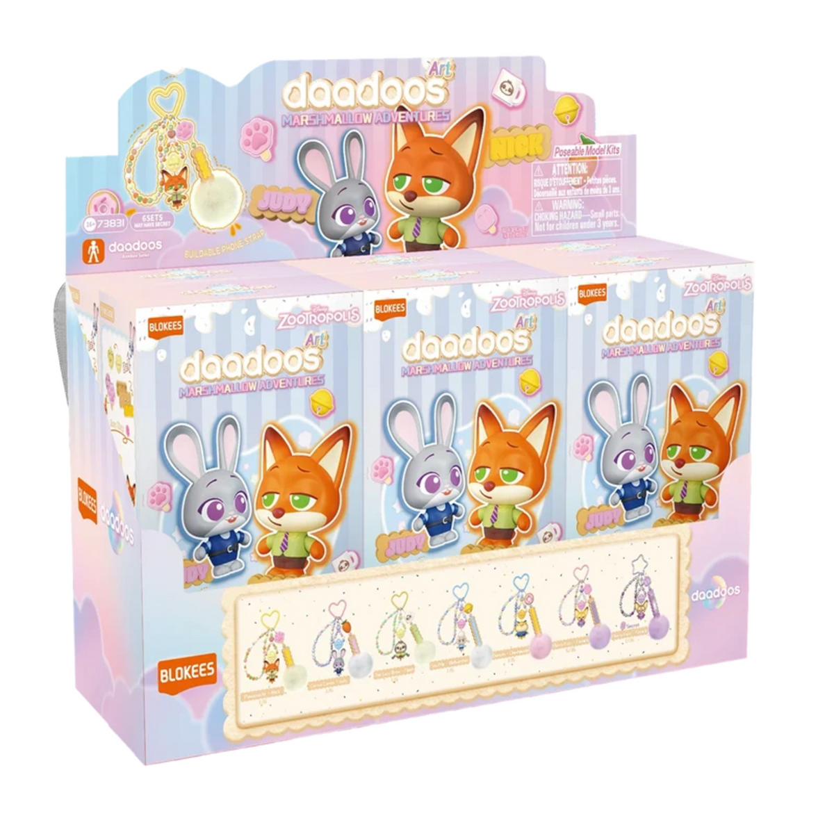 Blokees | Zootopia daadoos Art Series 01 - Marshmallow Adventures Blind Box