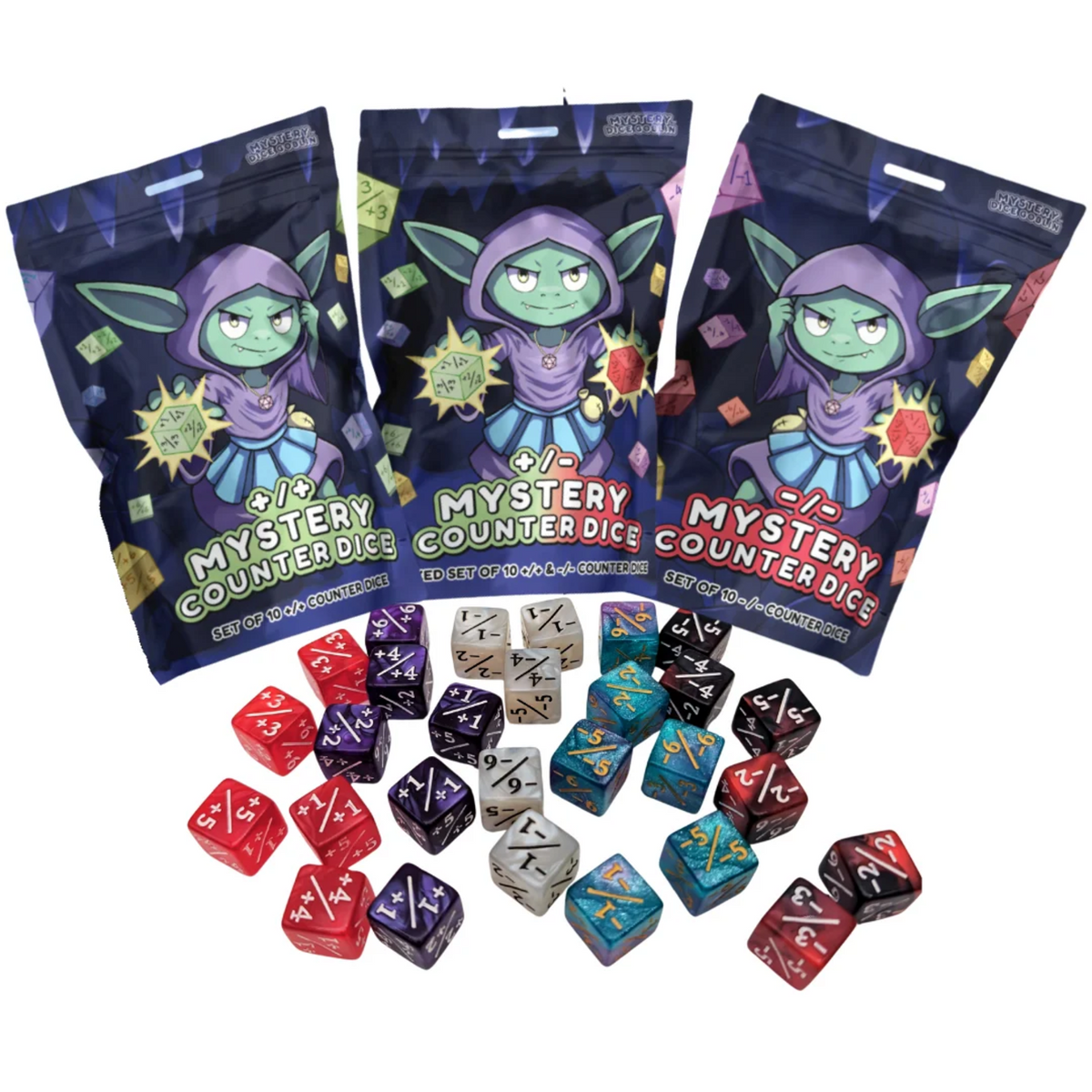 Mystery Dice Goblin Counter Dice Mystery Bag